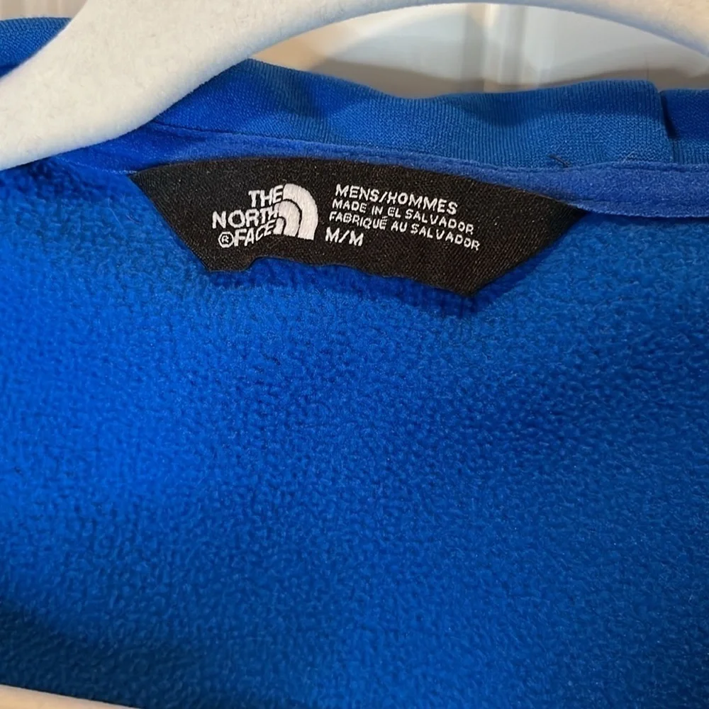 MEN’S Blue/Navy Northface sweatshirt hooded jacket full zip size M
